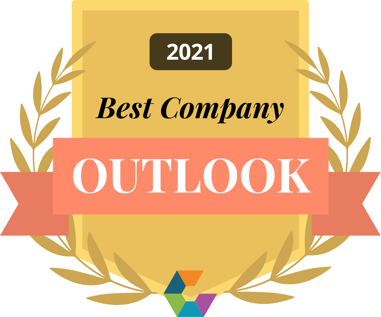 Comparably Award | Top Rated Outlook of 2021 | Smartsheet