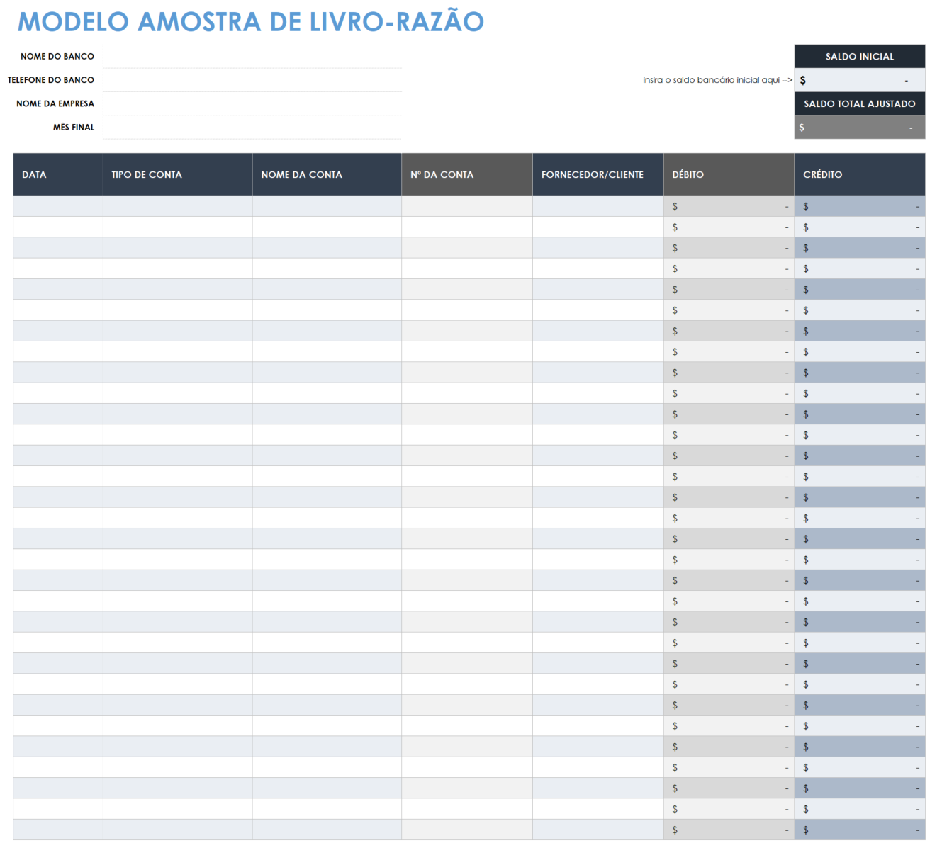  modelo de amostra de razão geral