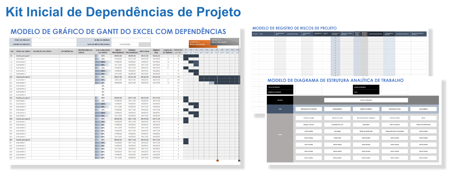 Kit inicial de dependências do projeto PT