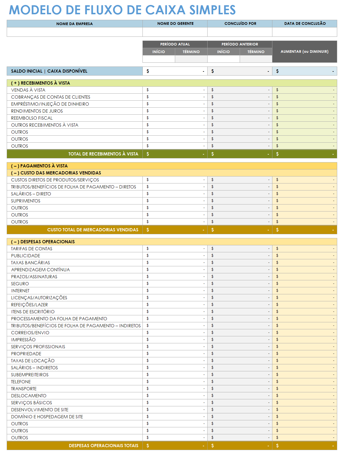 Modelos Financeiros De Plano Executivo Smartsheet 2734