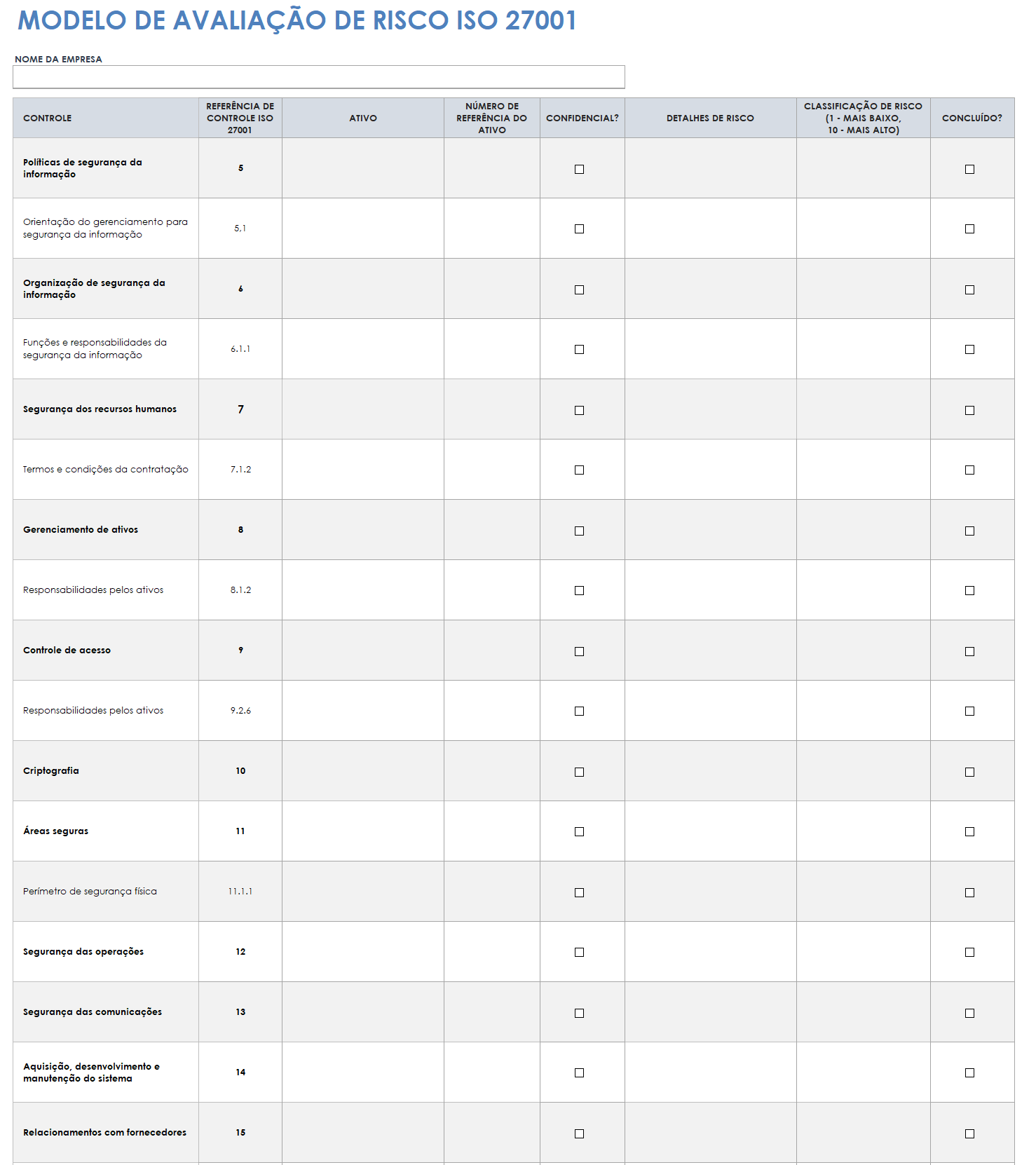  modelo de avaliação de risco iso-27001