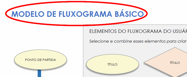 Fluxograma em MS Word 2