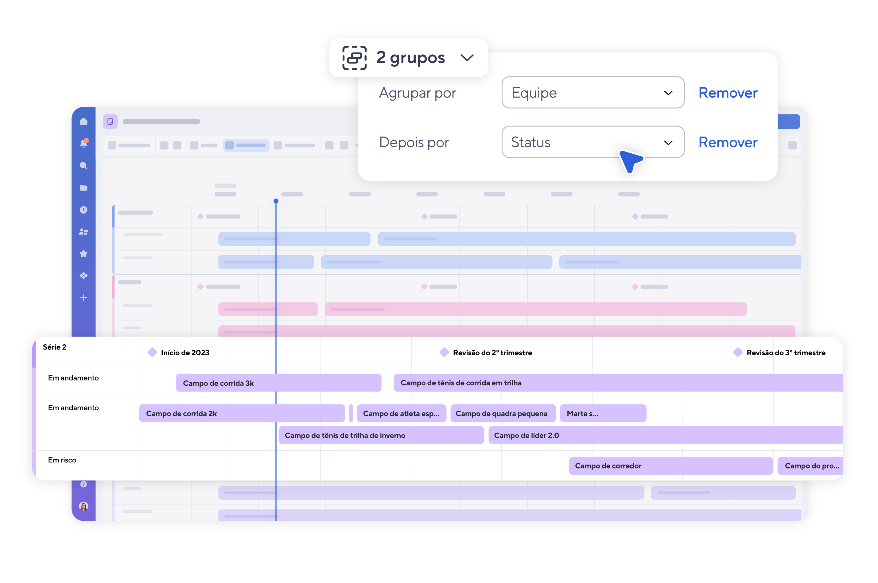 Features Timeline View