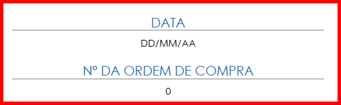 Inserir o número da PO e a data na ordem de compra em Microsoft Word