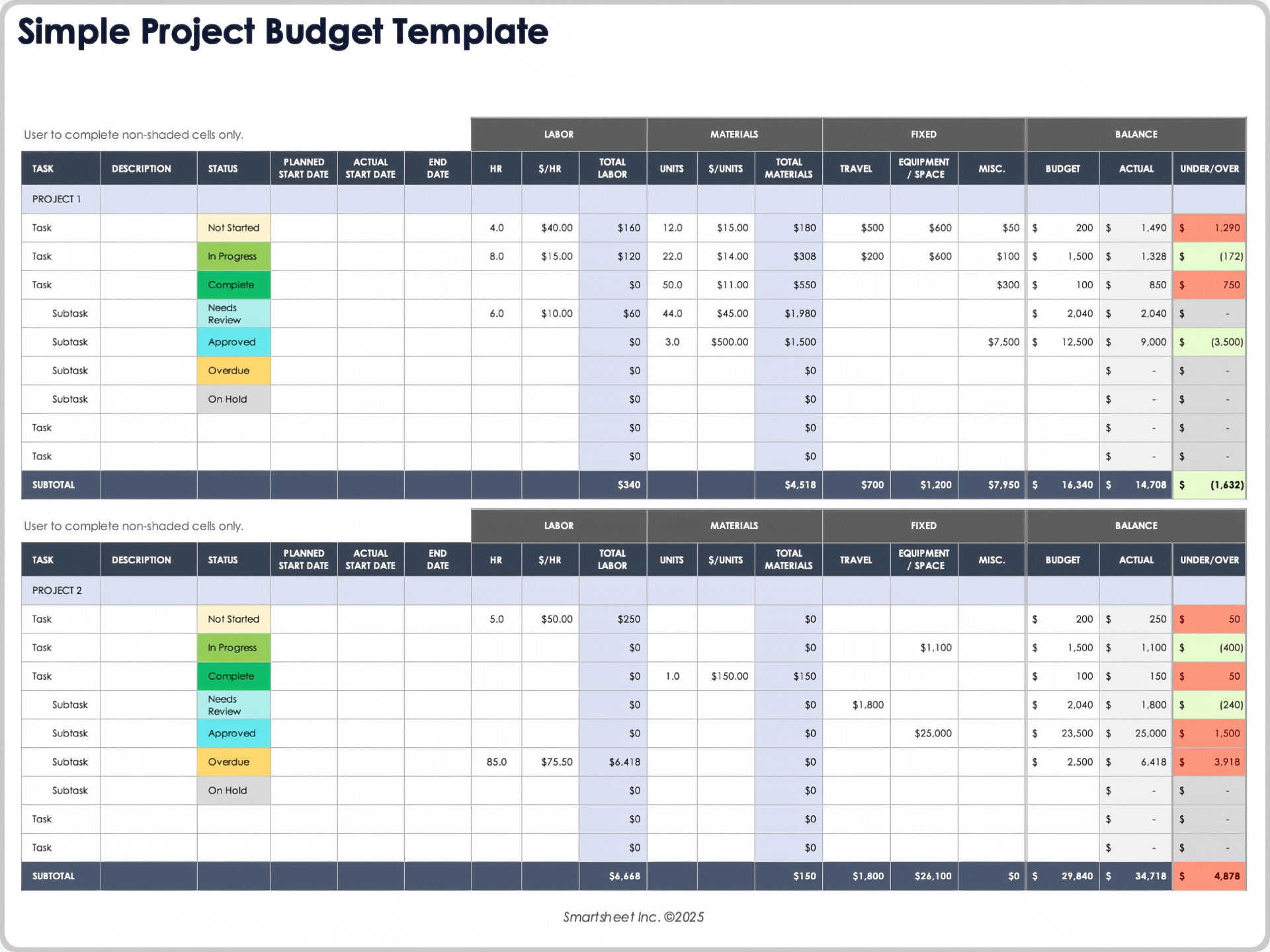 MODELO DE ORÇAMENTO SIMPLES DE PROJETO