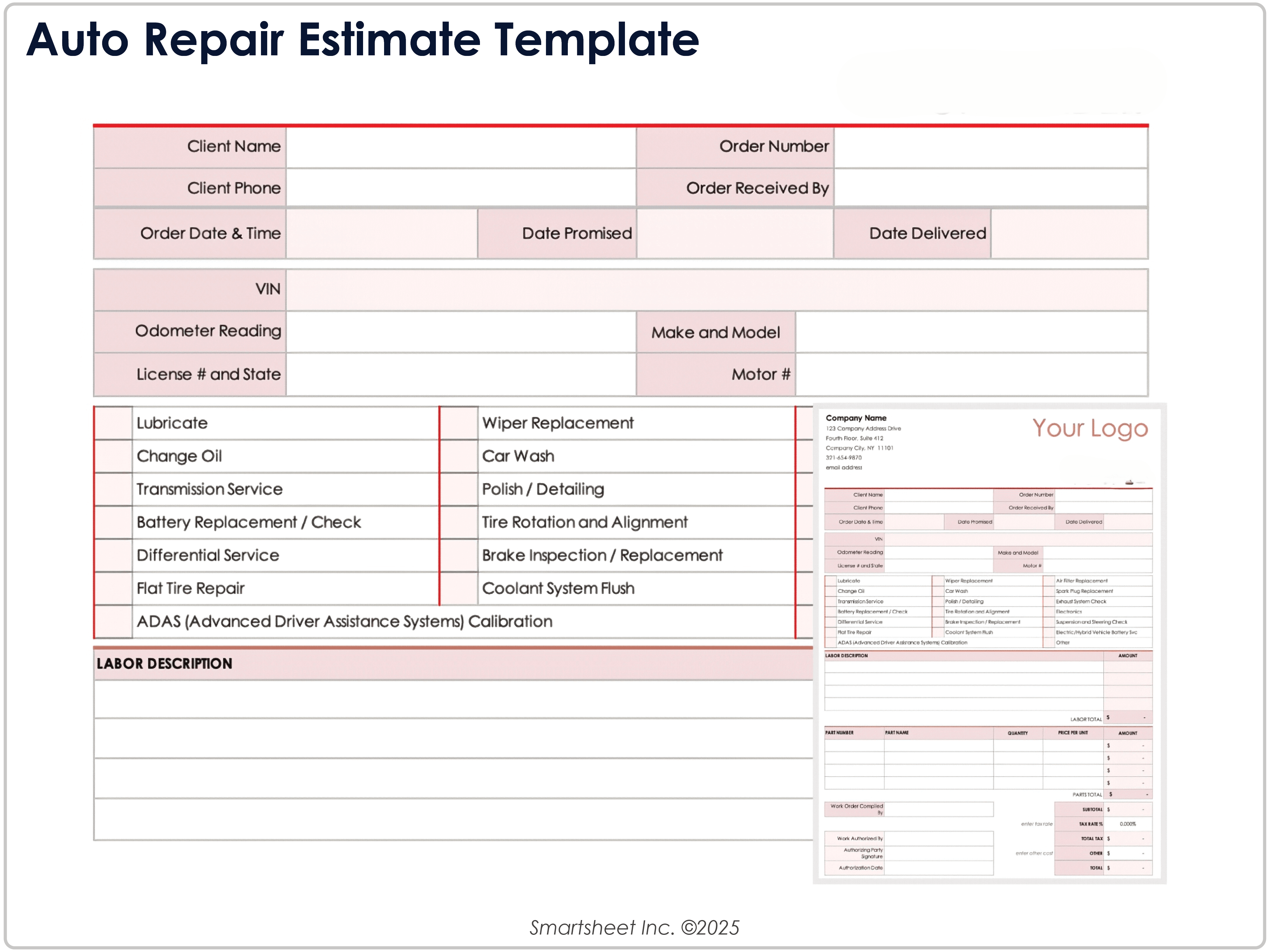 Modelo de estimativa de reparo de automóveis