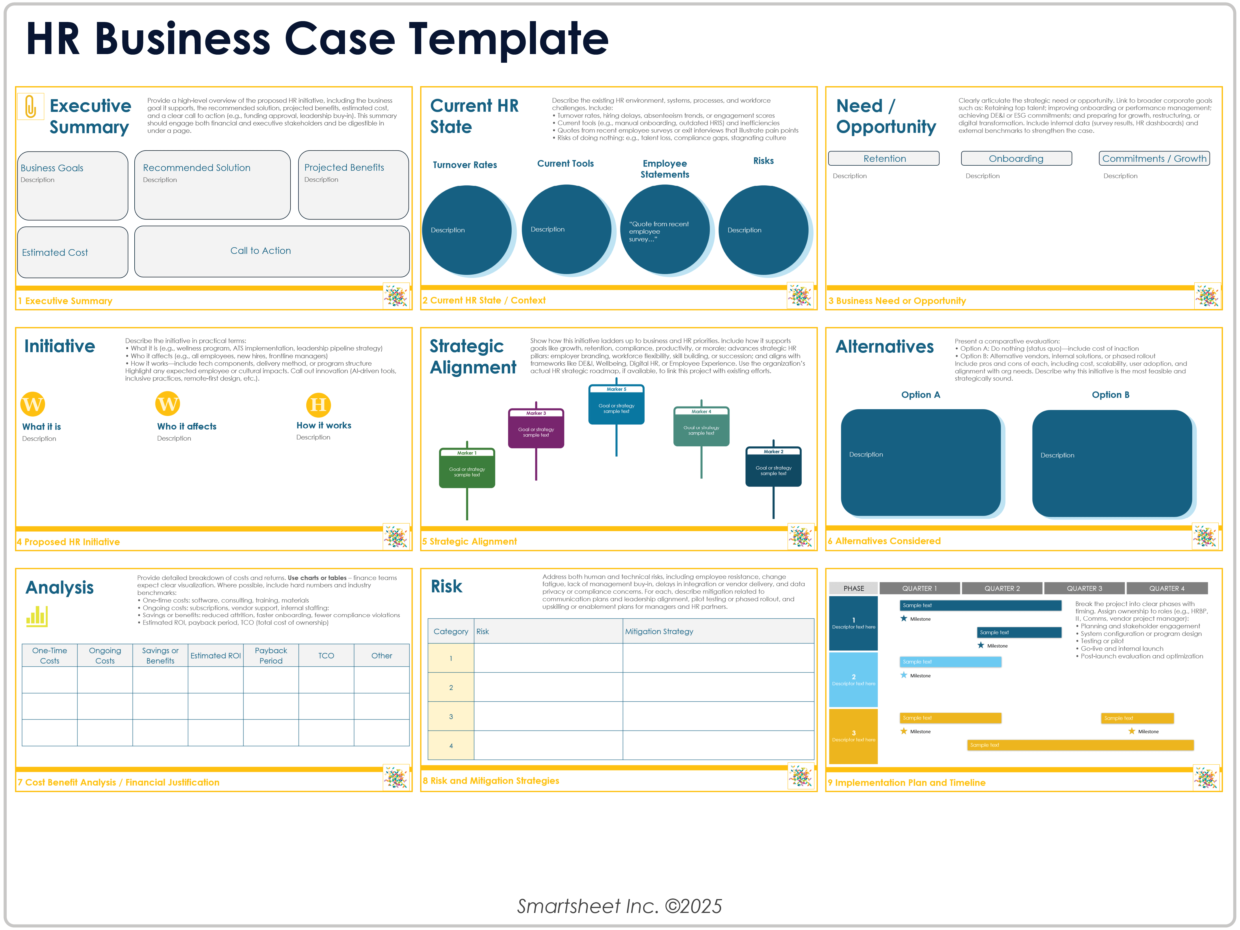 Modelo de caso de negócios de RH