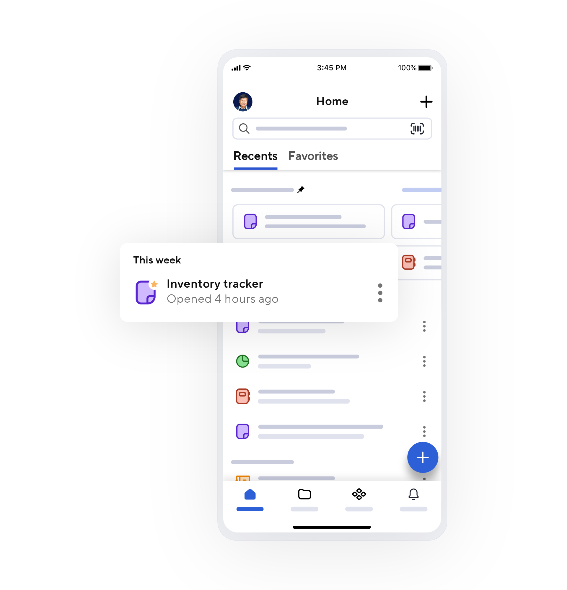 Smartsheet mobile app