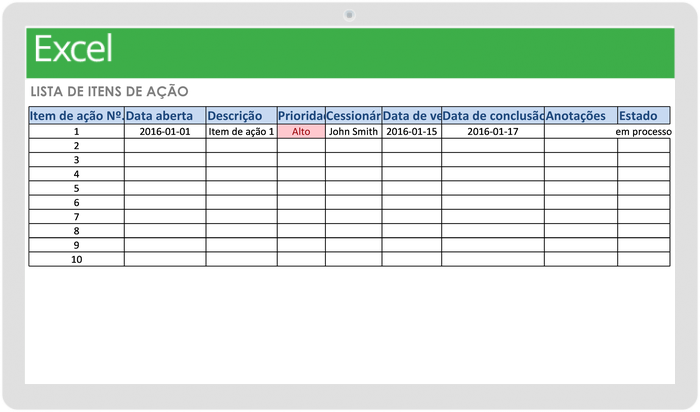 Modelos De Lista Gratuitos Para Fazer Em Excel