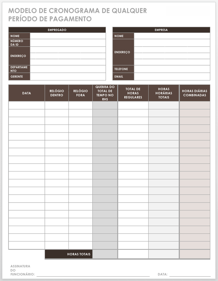 Planilha de Folha de Pagamento – Sistema Online de Gestão