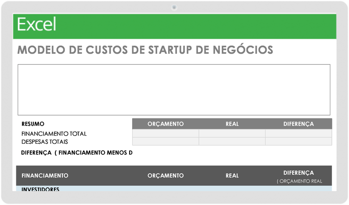 Modelos de plano, orçamento e custo de startup gratuitos | Smartsheet