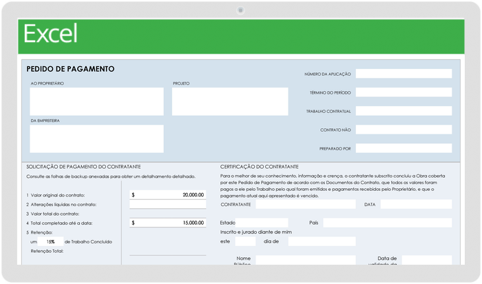 Doze Modelos De Pagamento Gratuitos Smartsheet 0625