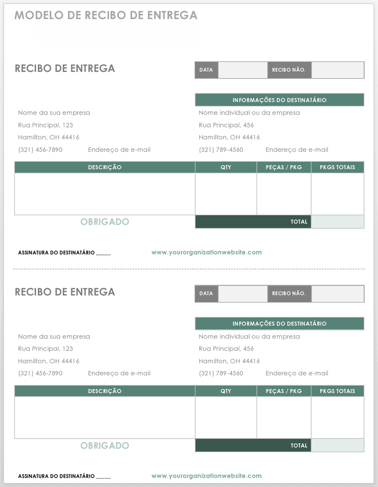 Doze Modelos De Pagamento Gratuitos Smartsheet 8351