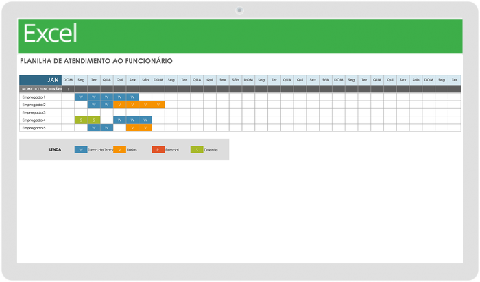 Planilhas E Modelos De Presença Gratuitos Smartsheet 5377