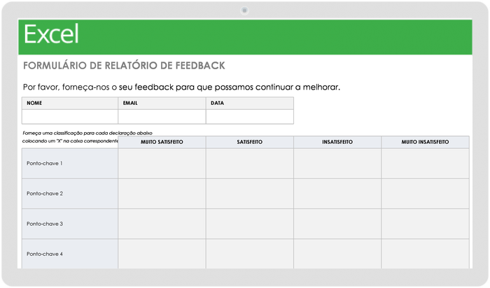 Formulário de Relatório de Feedback