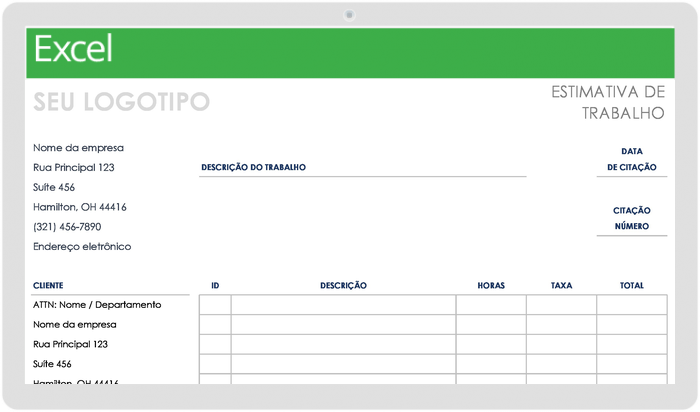 Estimativa de trabalho por hora