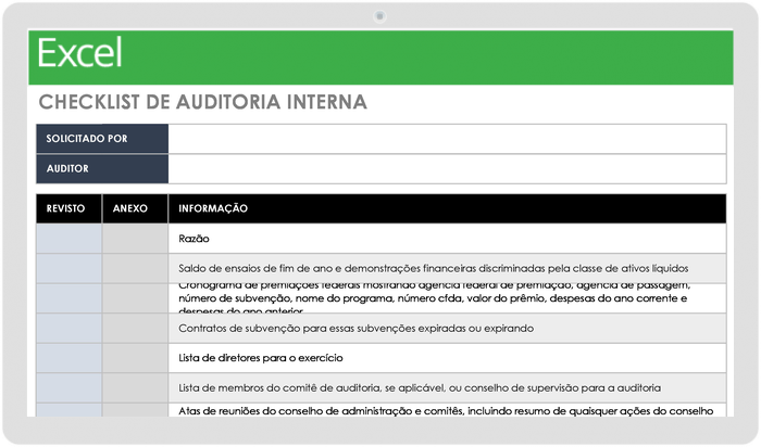 Check List Auditoria Interna Excel Image To U 8390