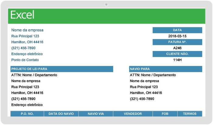 Doze Modelos De Pagamento Gratuitos Smartsheet 7059