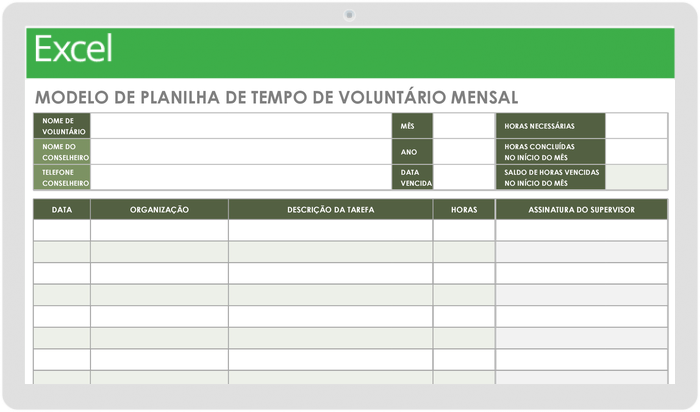 Planilha de horas trabalhadas no Excel: como fazer controle de ponto