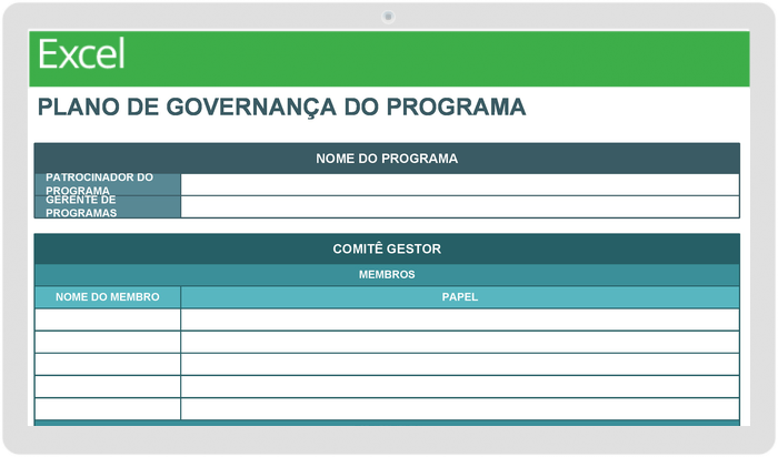 Plano de Governança do Programa