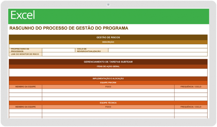 Minuta do Processo de Gestão do Programa