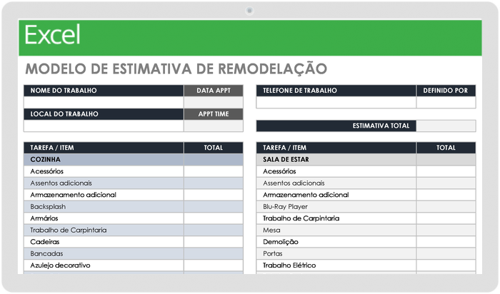 Orçamento de remodelação