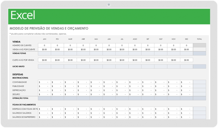 Mais De 15 Modelos Gratuitos De Previsão De Vendas Smartsheet 3528