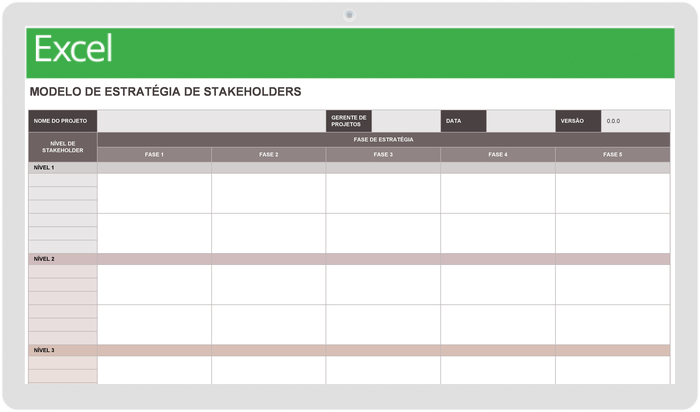 Matriz de Partes Interessadas Mendelow - FourWeekMBA