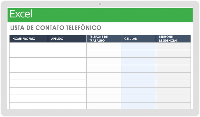 Modelos Gratuitos De Lista De Contatos Smartsheet