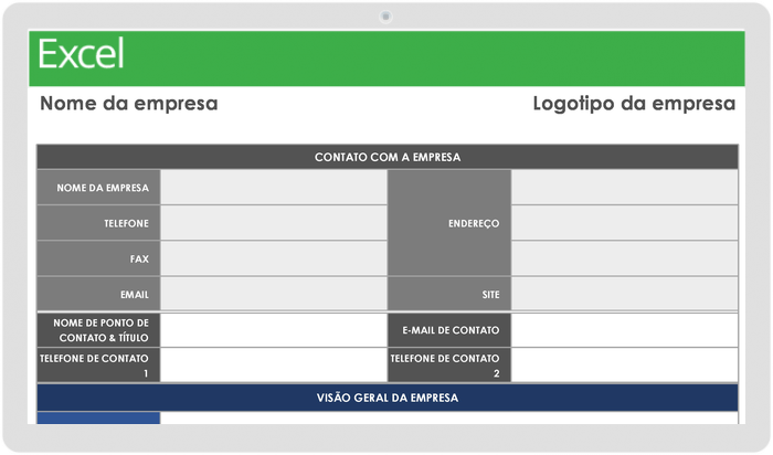  Modelo de formulário de registro de fornecedor