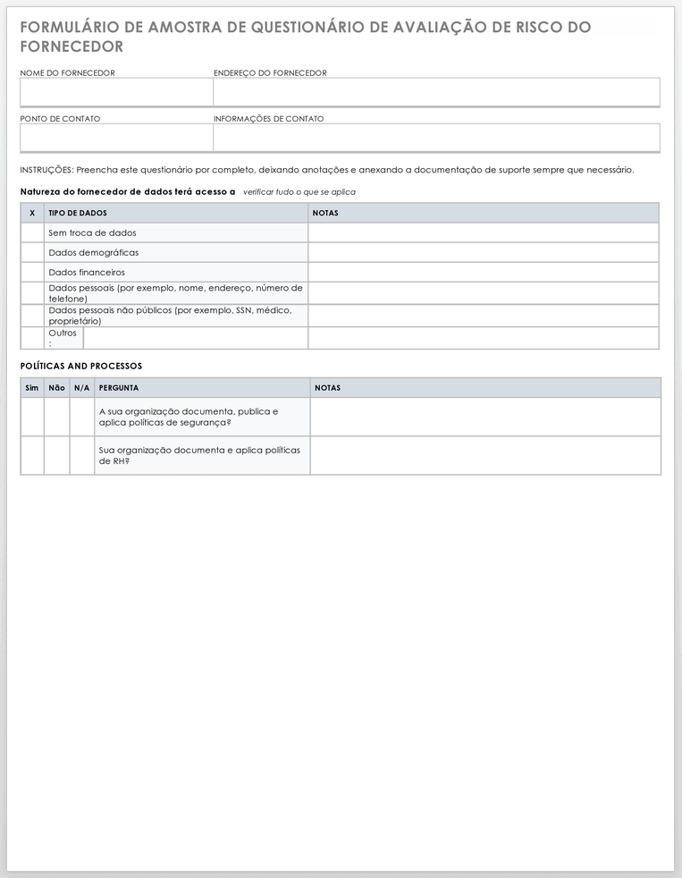 Questionário PAPERSU: participação pública