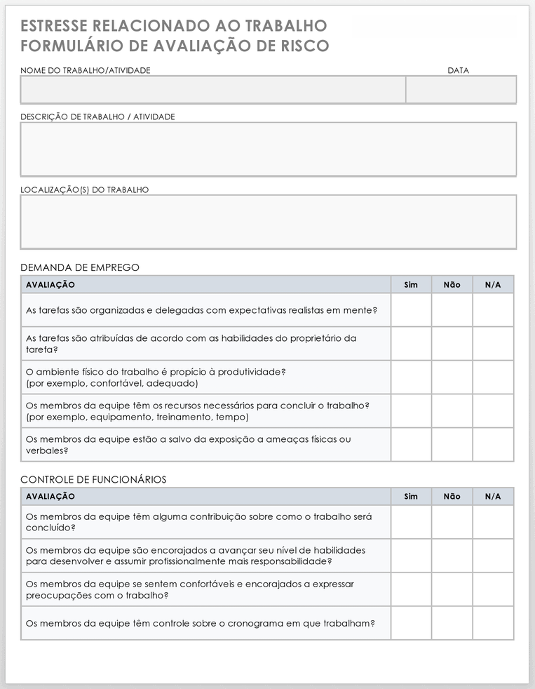 Mais De 35 Formulários Gratuitos De Avaliação De Risco Smartsheet 2705