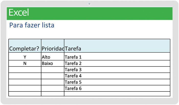 Lista de tarefas wPrioridade