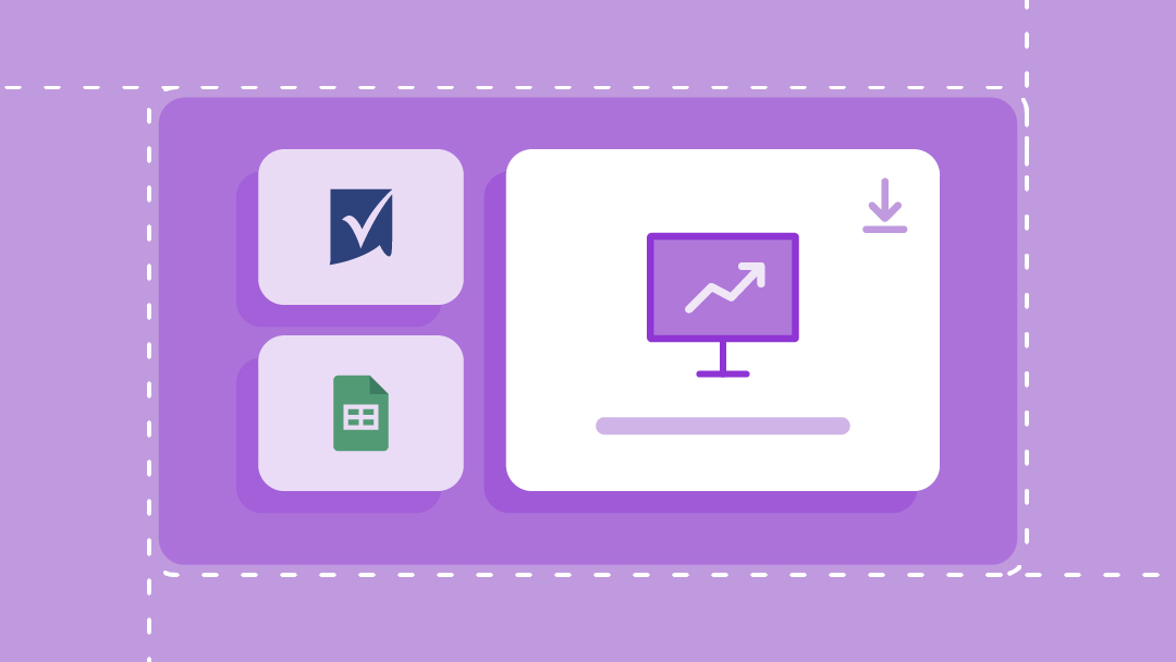 Ícones para baixar modelos para Microsoft Excel e Smartsheet