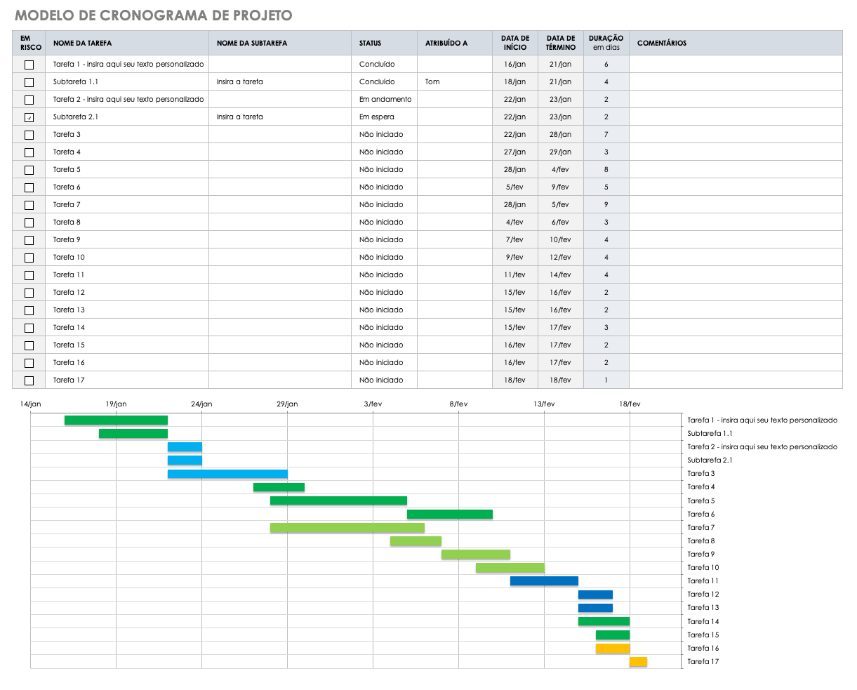 Formatos De Cronogramas En Excel - Image to u