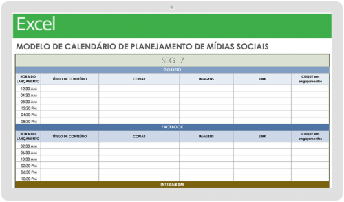 Modelos Gratuitos De Plano De Marketing De Redes Sociais | Smartsheet