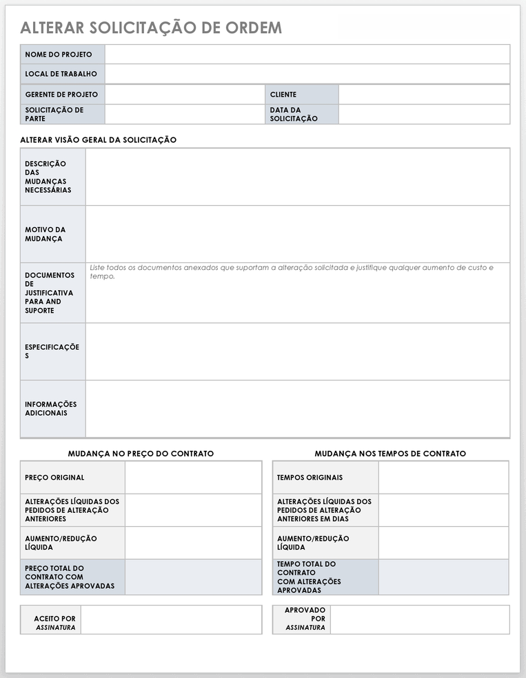 15 Modelos Gratuitos De Ordem De Serviço Smartsheet 9801