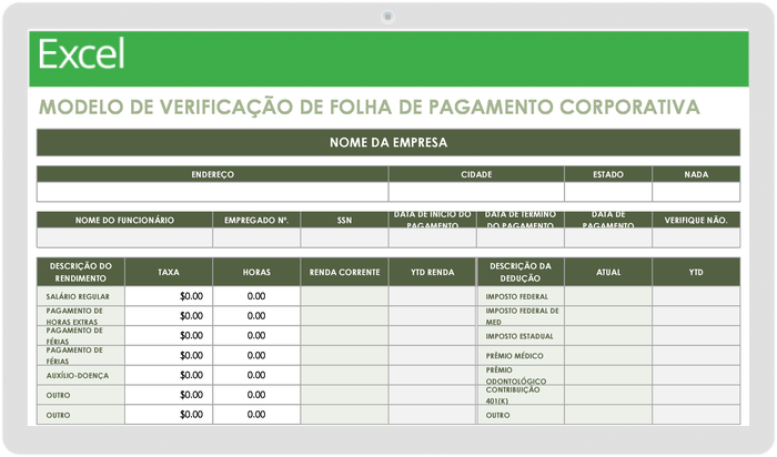 Quinze Modelos Gratuitos De Folha De Pagamento Smartsheet 3425