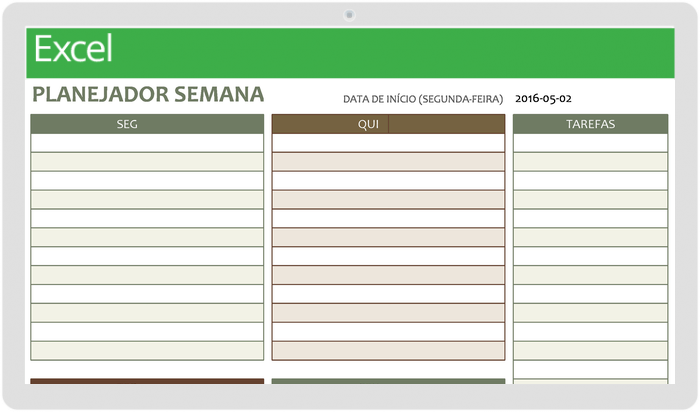 Modelos gratuitos de cronograma semanal para Excel - Smartsheet