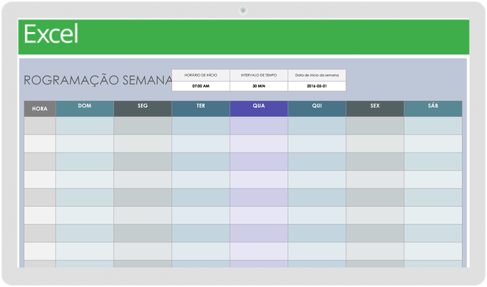 Modelos gratuitos de cronograma semanal para Excel - Smartsheet